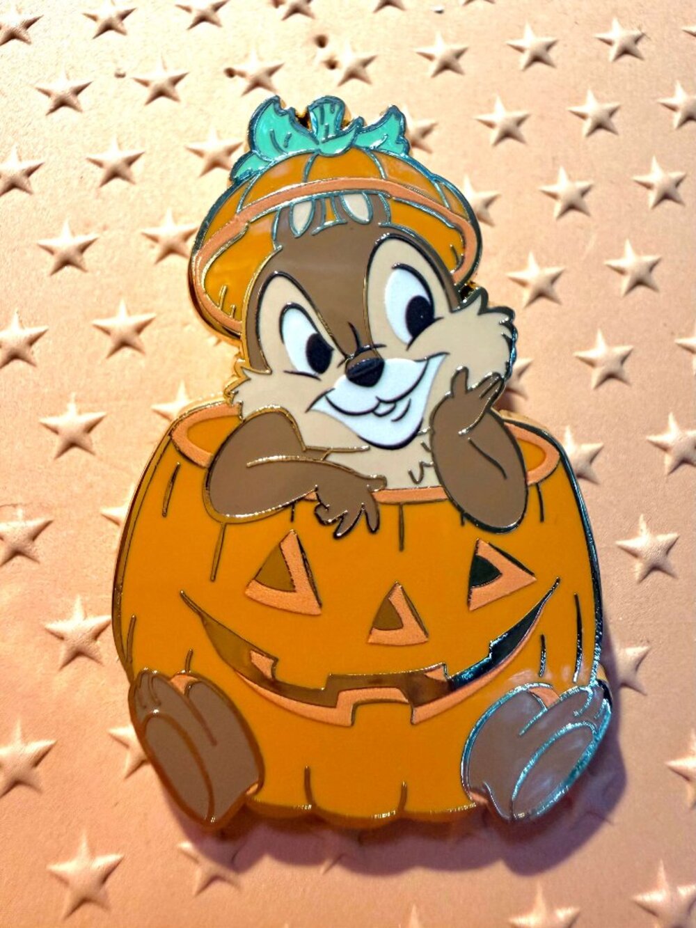 Pumpkin Chip - Mickey and Friends Halloween 2026 PALM Disney Pin NOC Dale
